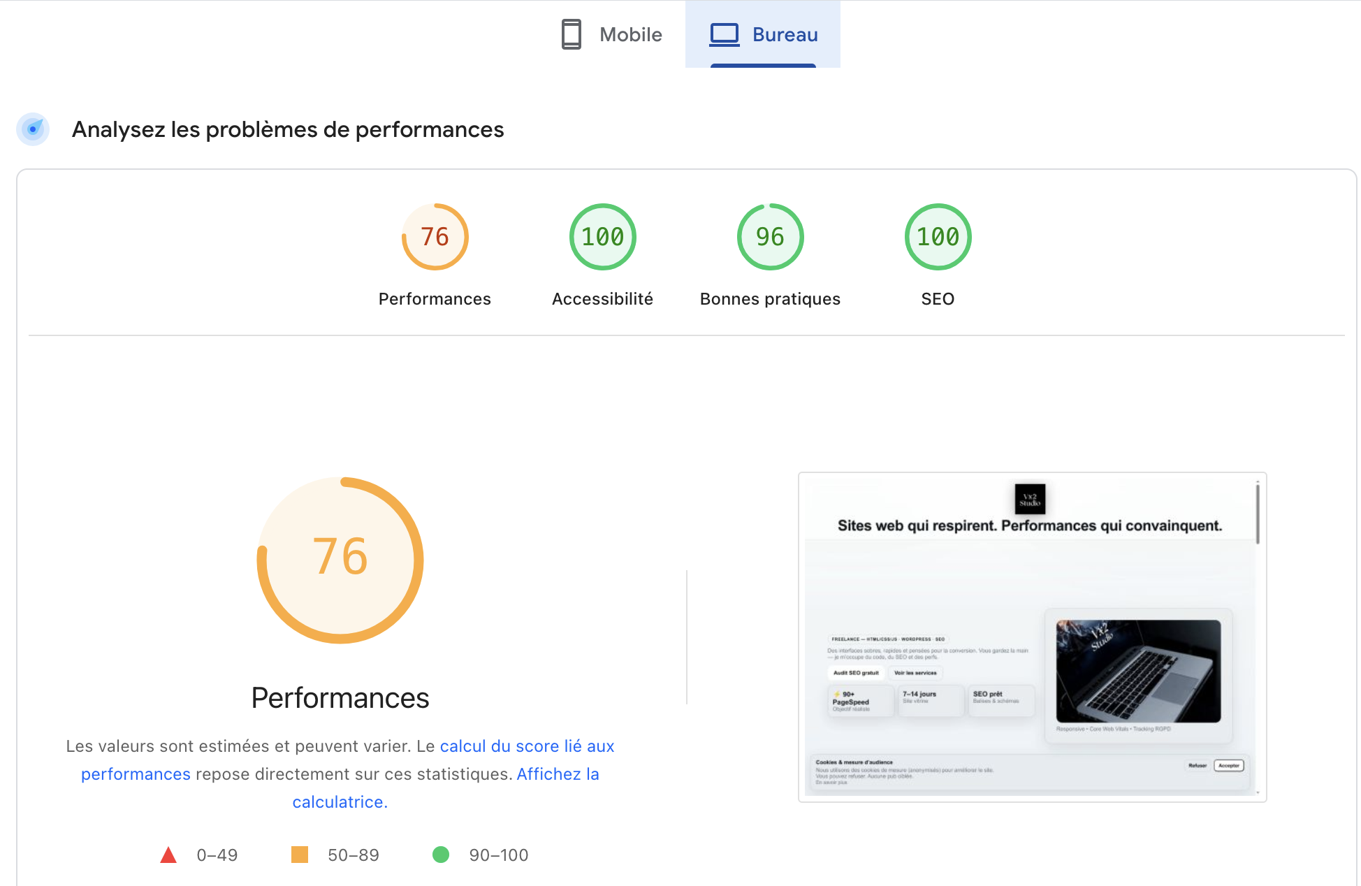 Performance bureau